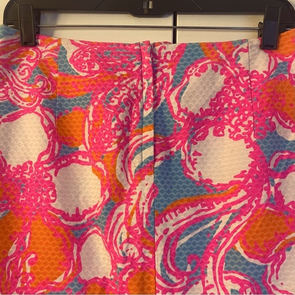 NWOT Lilly Pulittzer Michelina Vibrant Pink and Orange Women's Skort - Picture 6 of 10
